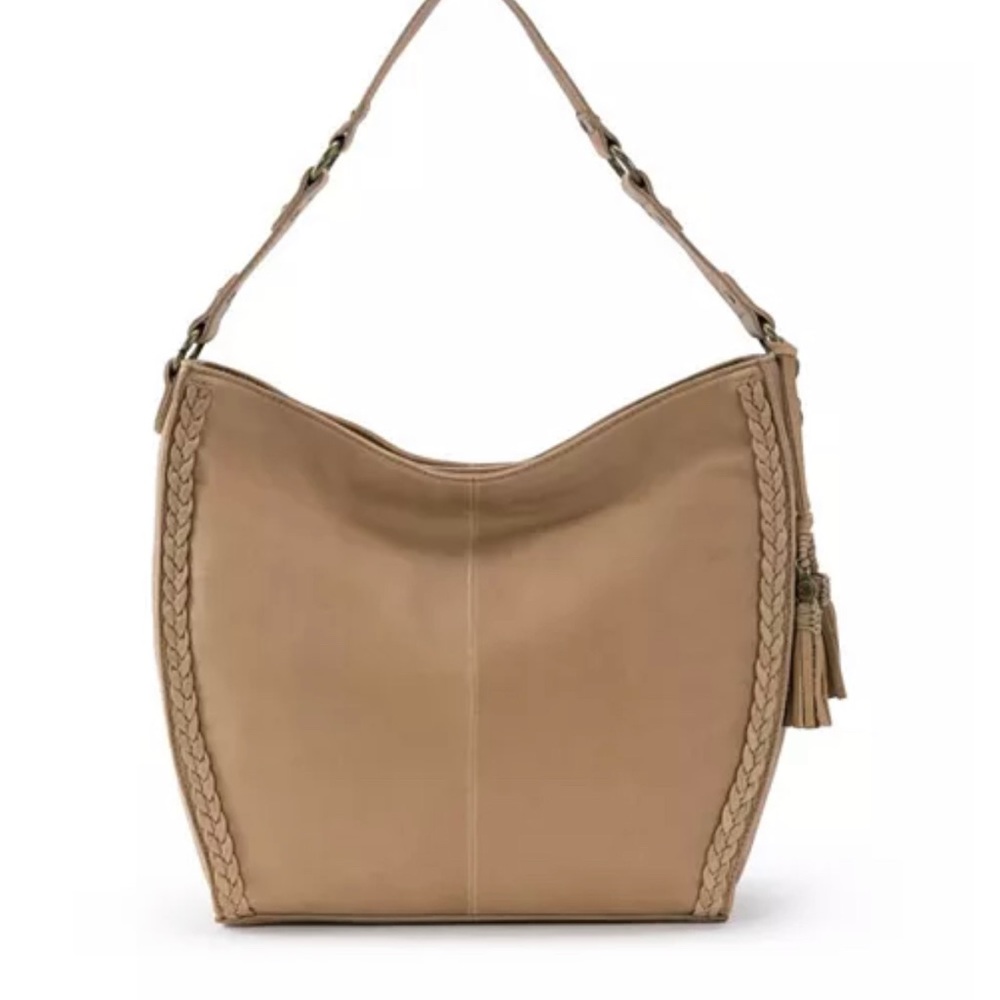 Silver lake leather hobo